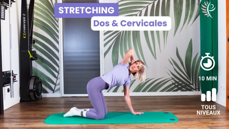 routine stretching dos et cervicales pour soulager les tensions