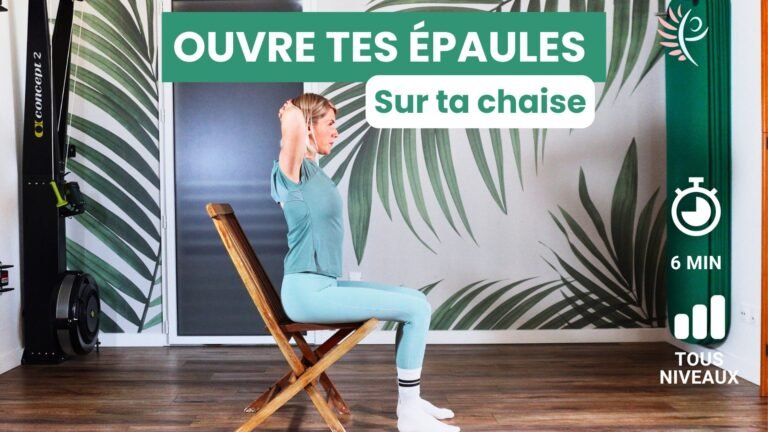 exercices pour ouvrir les épaules et libérer les tensions cervicales à faire directement au bureau assis sur sa chaise