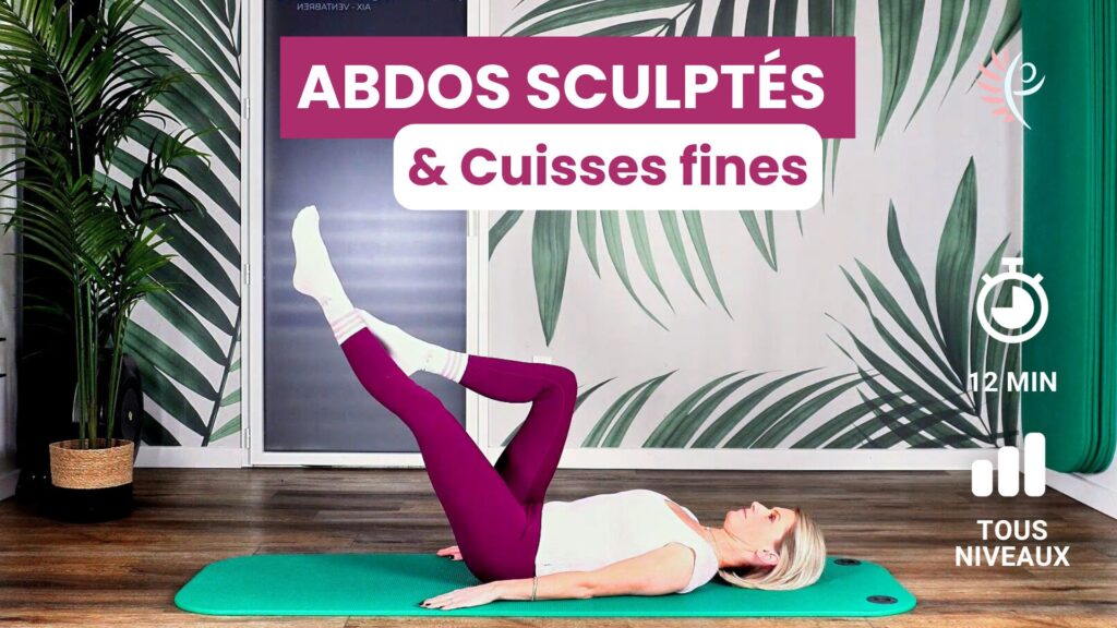 exercice pilates abdos sculptés cuisses fines sans matériel
