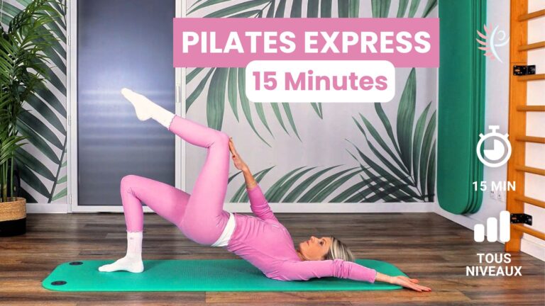 séance pilates express à la maison 15 minutes full body sans matériel