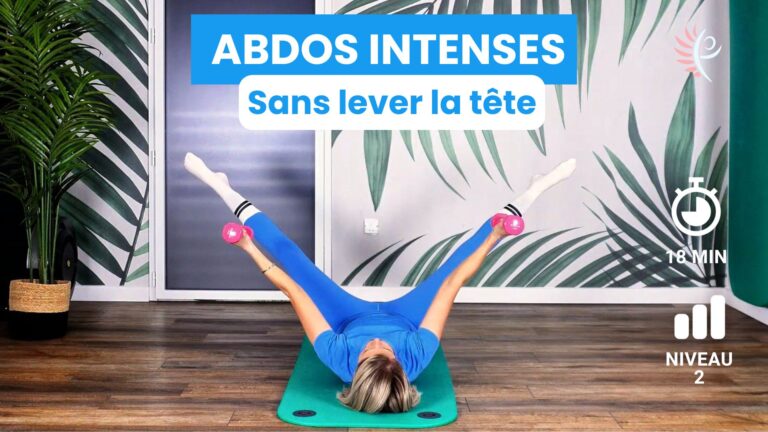 exercice pilates abdos sans lever la tête cervicales sensibles