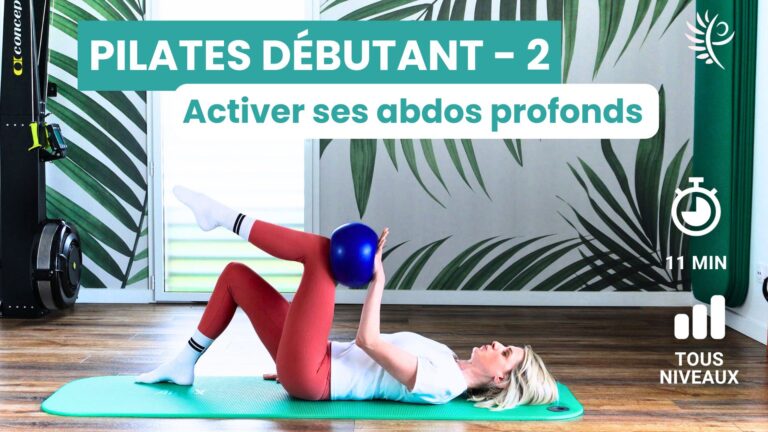 séance de pilates courte pour apprendre à activer et engager ses abdominaux profonds