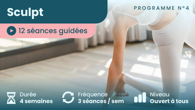 programme pilates sculpt 4 semaines