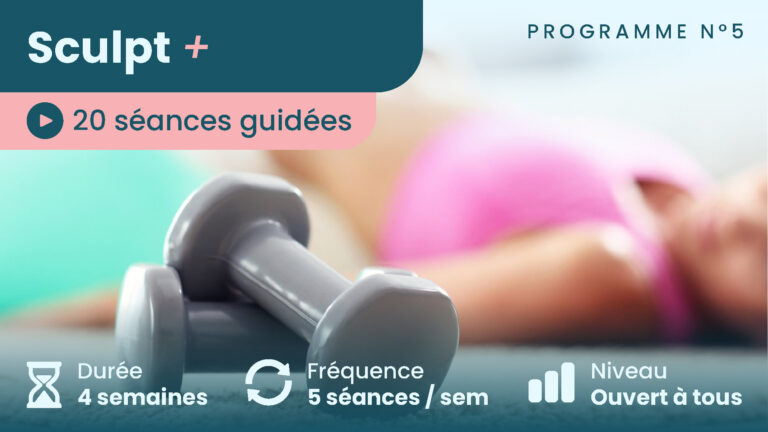 Programme Pilates sculpt + 4 semaines