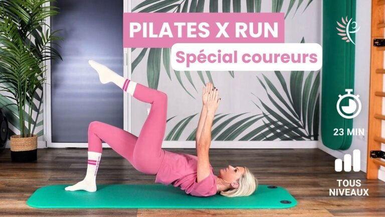 séance de Pilates pour coureurs axée sur le renforcement et la mobilité