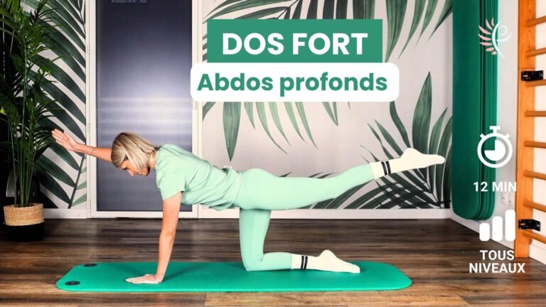Jour 5 Challenge Move & restart. exercice pilates dos fort abdos profonds renforcement posture