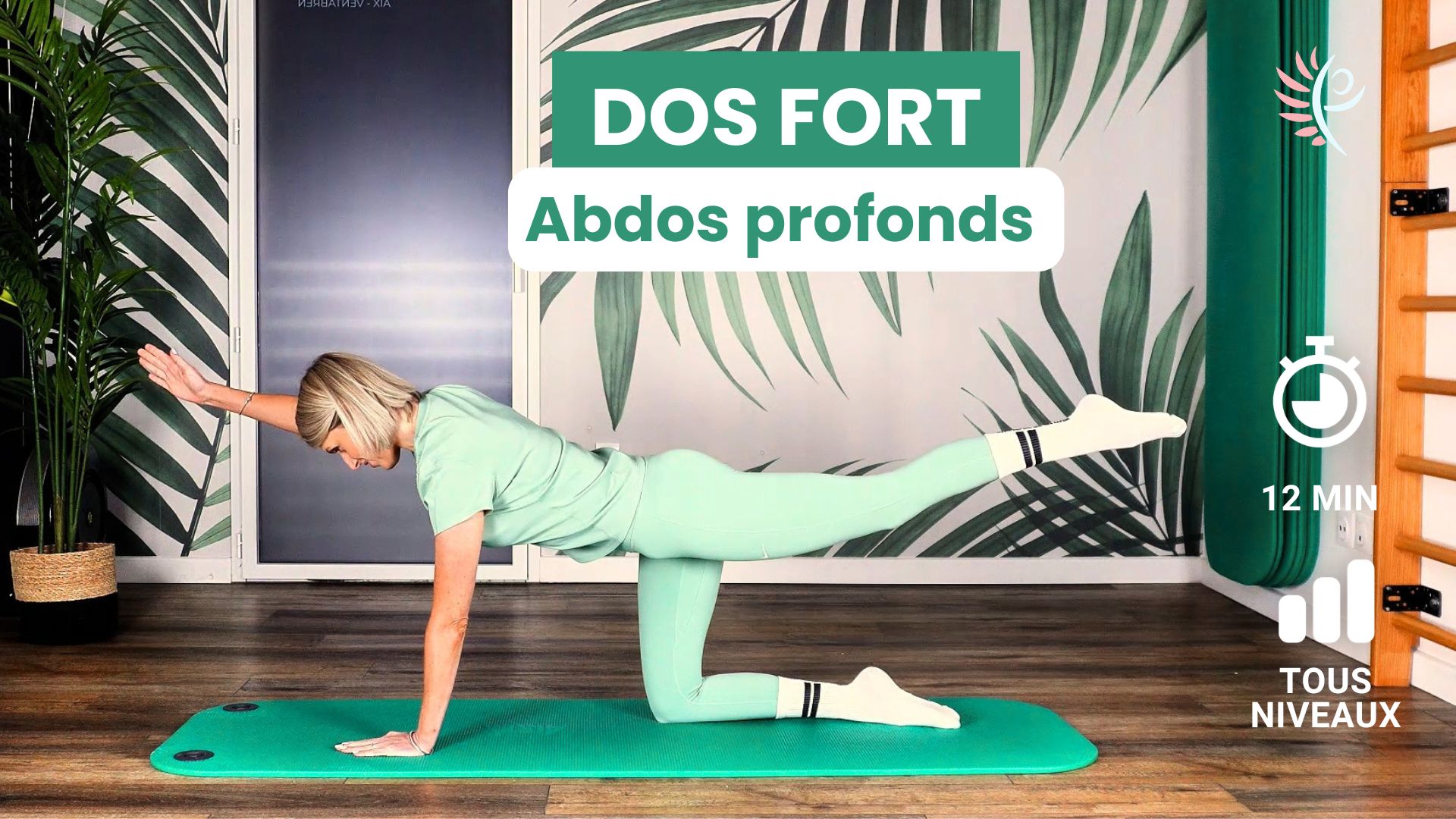 Jour 5 Challenge Move & restart. exercice pilates dos fort abdos profonds renforcement posture